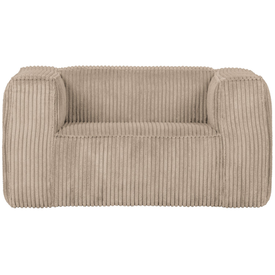 Bean fauteuil chenille velvet naturel