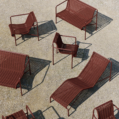 HAY Palissade Cord Lounge Chair Low