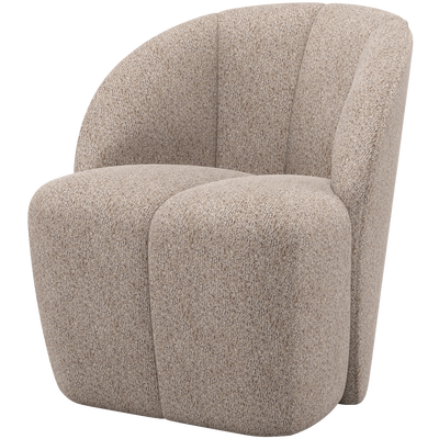 Mojo draaifauteuil boucle ecru melange