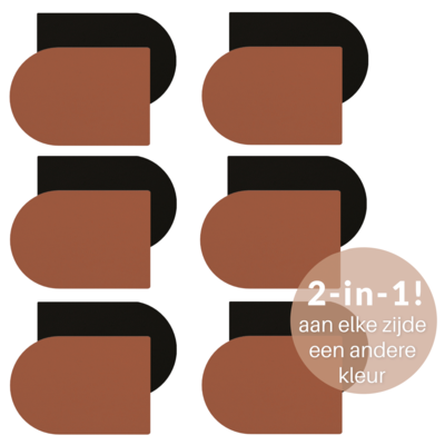 HOYA living Placemat dubbelzijdig kunstleer