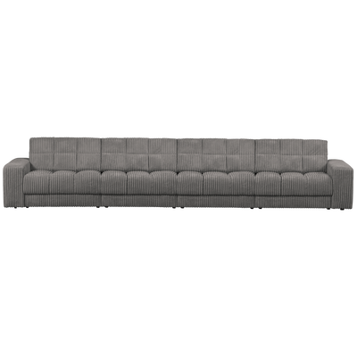 Second date 4-zits bank velvet goudgeel