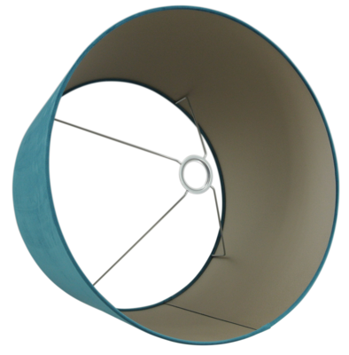Staande lampenkap Palermo velours blauw