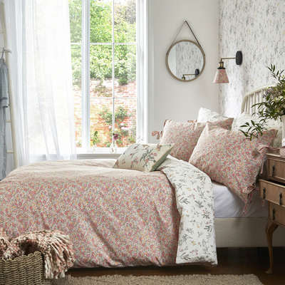 bedtextiel laura ashley loveston coral pink