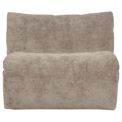 Baggy 1-zits element geweven chenille oudroze