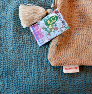 Kussen Kantha vintage 50x70 cm