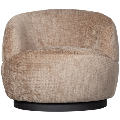 Woolly draaifauteuil boucle naturel melange