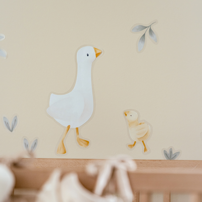 Muurstickers Little Goose (A4)