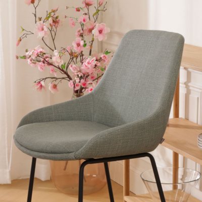 Barkruk Nino-Isa zwart onderstel - 75 cm
