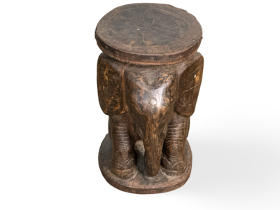 Kruk/bijzettafel olifant uniek