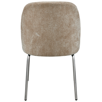 Vogue eetkamerstoel structure velvet brass