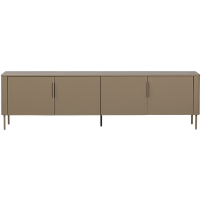 Gunnar tv meubel 200 cm grenen matzwart [fsc]