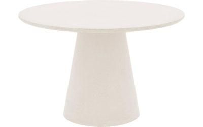 Bogard beton tafel rond | White