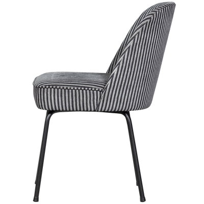 Vogue eetkamerstoel structure velvet brass