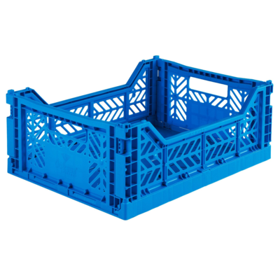 Vouwkratje Midi selectie blauwkleurig