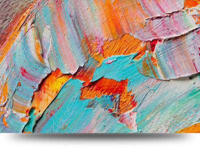 Canvas schilderij Verf