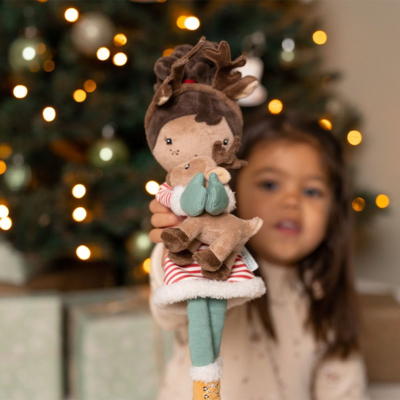 Knuffelpop kerst Evi