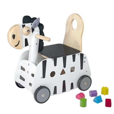 I’M Toy duwwagen zebra etc