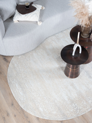 Vloerkleed Adel Medaillon beige 26001 - Ovaal
