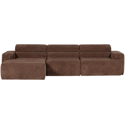 Novi chaise longue bank links oranje melange