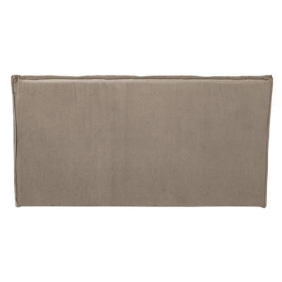 Cluster eetbankje met rugleuning boucle khaki bruin