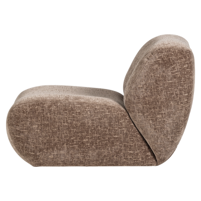Nomu fauteuil grove chenille lichtbruin [fsc]