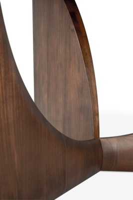 Ethnicraft - Geometric eettafel rond - teak
