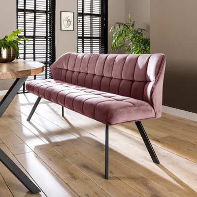 Eetkamerbank Bedford Roze