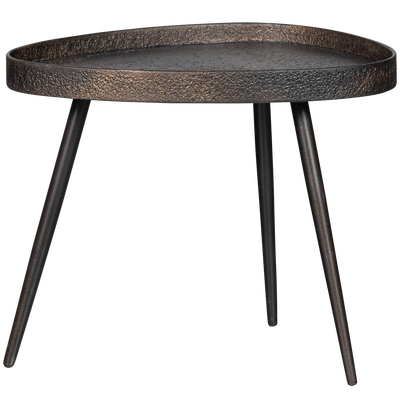 Crude bijzettafels antique brons - set van 2