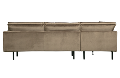 BePureHome hoekbank Rodeo fluweel