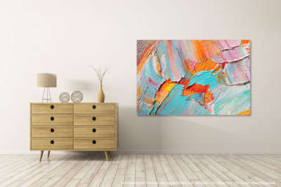 Canvas schilderij Verf