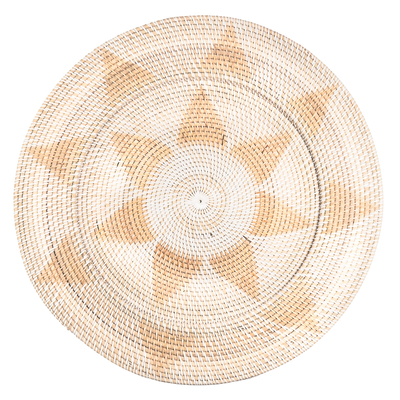 	Rotan wandbord Pelat musim penas XL Ø60cm incl. hanglus
