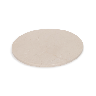 Marmer dienblad rond - beige