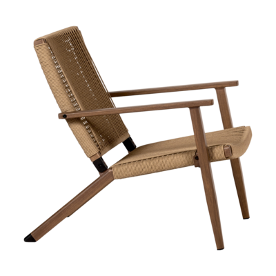 Rotan tuinstoel Dion - met armleuningen