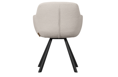 WOOOD Exclusive eetkamerstoel Juno bouclé