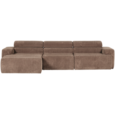 Novi chaise longue bank links oranje melange