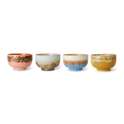 HKliving Noodle Bowls Seabreeze - 70's Ceramics