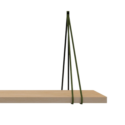 Leren split-plankdragers