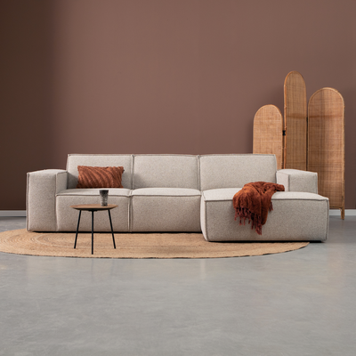 Hoekbank Chaise Livento Beige