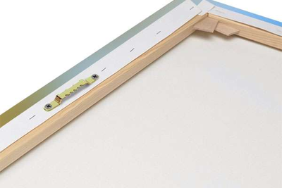 Canvas schilderij - Koeien in een weiland bij een sloot