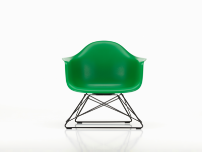 Vitra loungestoel Eames LAR zwart onderstel
