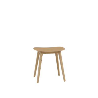 Muuto kruk Fiber Stool Wood Base
