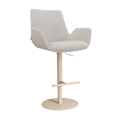 Niva-Eef draaibare tulp barkruk - beige