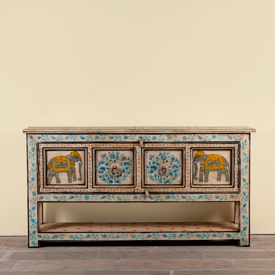 Consoletafel Aakash Handbeschilderd