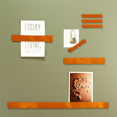 Leren magneetstrips (set) (7 stuks)