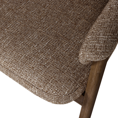 Tunar eetkamerstoel met armleuning hout naturel [fsc]