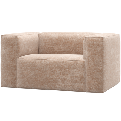 Bean fauteuil chenille velvet naturel