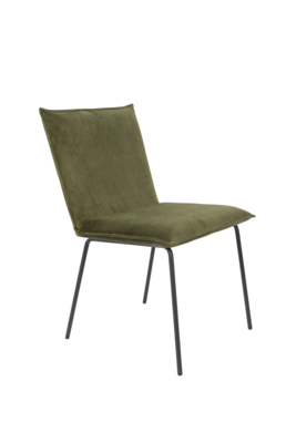 Stoel Floke velvet (set van 2)