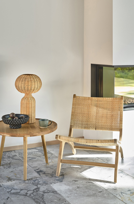 Tafellamp Vinka rattan naturel