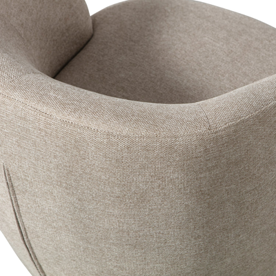 Serra draaifauteuil naturel melange
