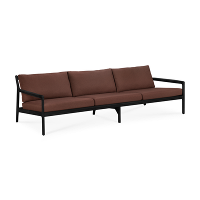 Ethnicraft - Outdoor - Teak Jack sofa 265cm - zwart